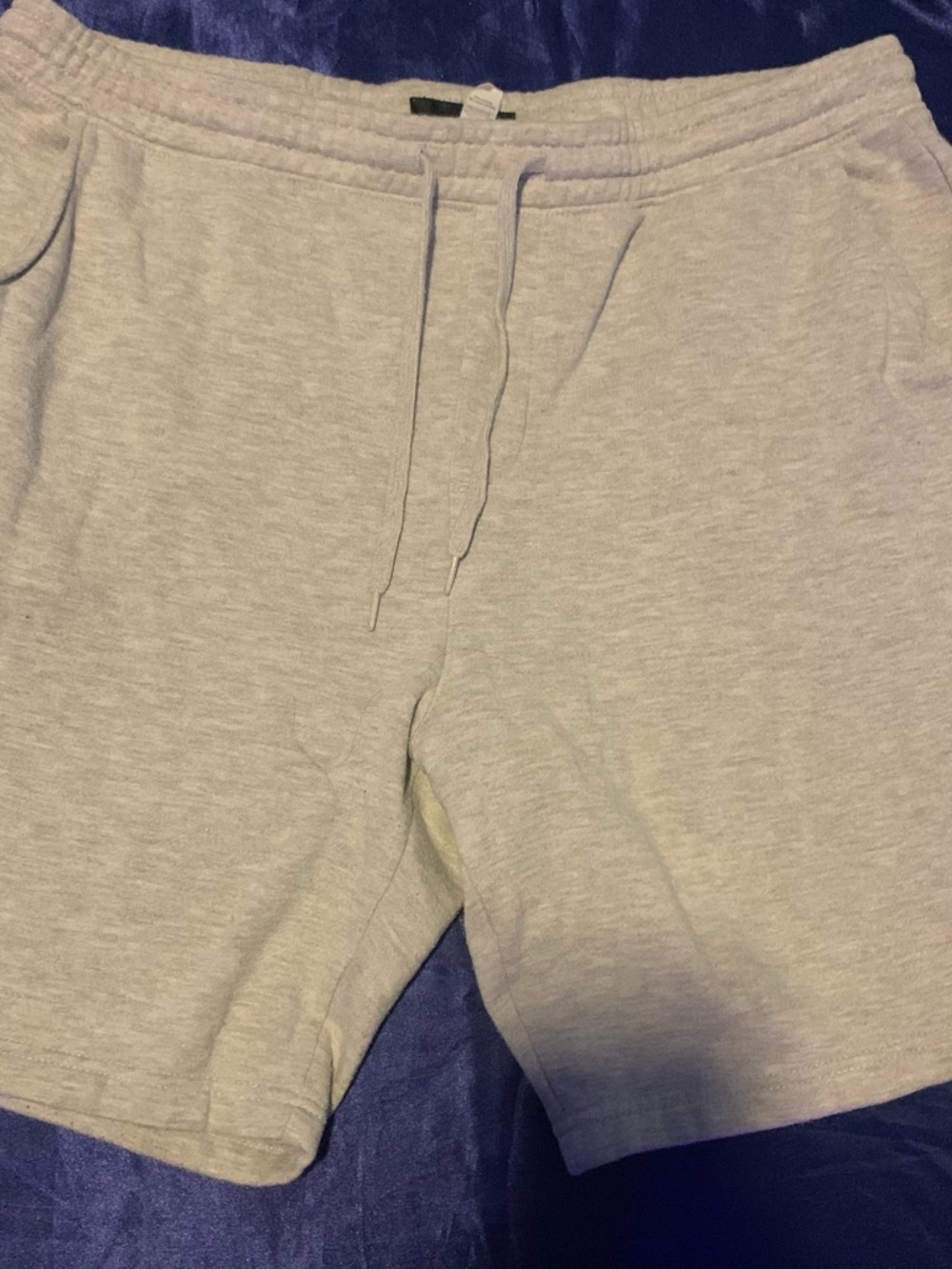 riot society Light Gray Men's Athletic Drawstring Shorts